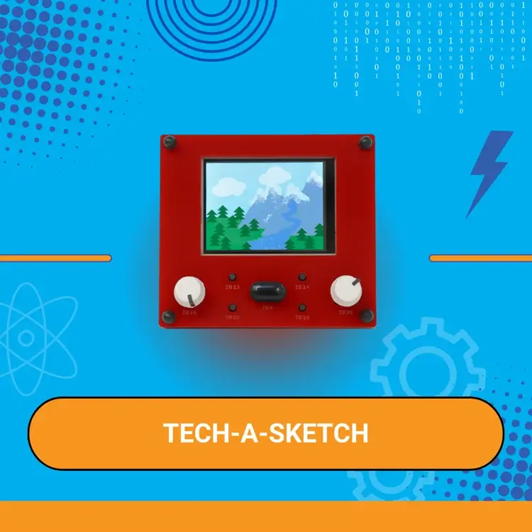 TinkRworks STEAM Project Tech-A-Sketch